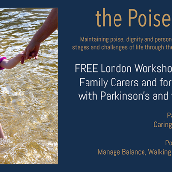 the Poise Project banner showing details of free London courses for carers in June 2024