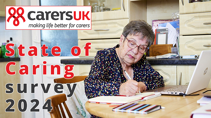 Carers Uk State of Caring survey 2024 banner